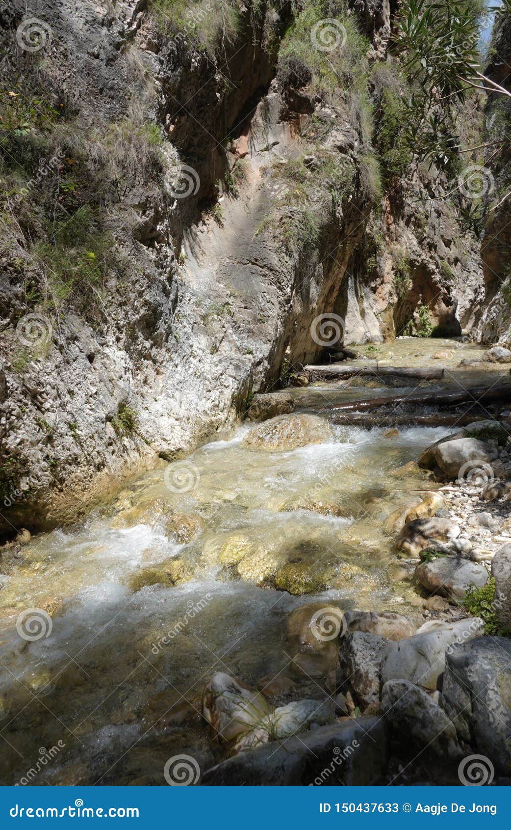 rio chillar in nerja in andalusia, spain