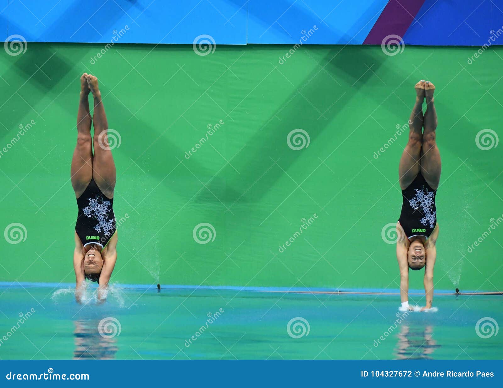 Diving in the Olympic Games 2016 Editorial Photography Image of