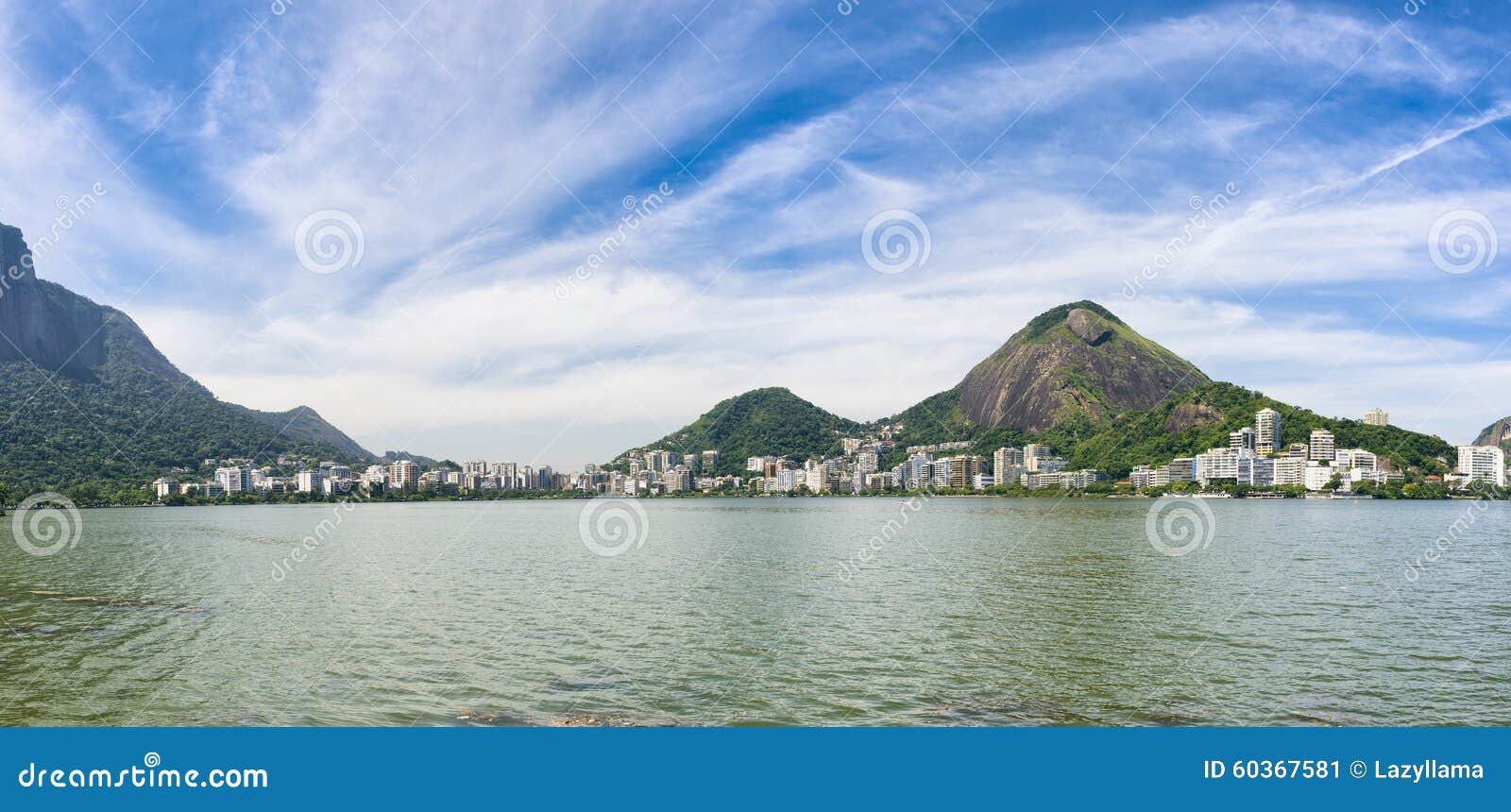 rio de janeiro brazil scenic panorama at lagoa