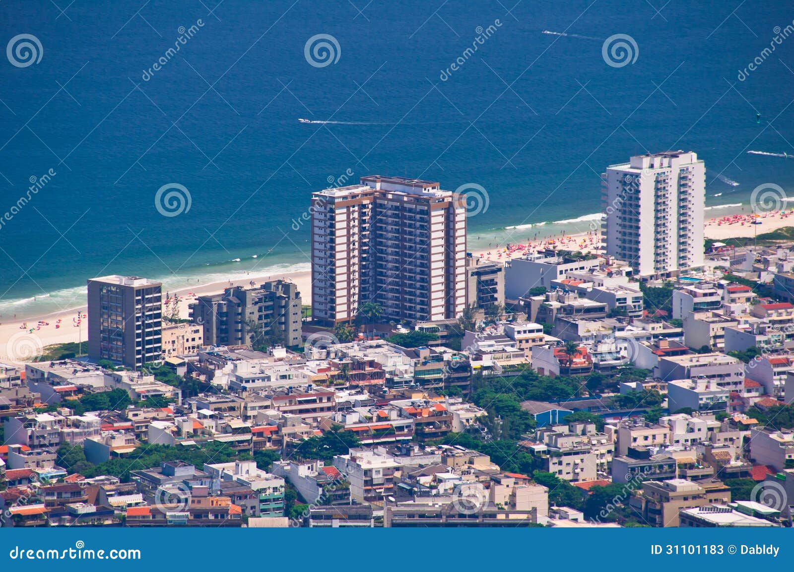Rio de Janeiro Hotels immagine stock. Immagine di ricorso 31101183