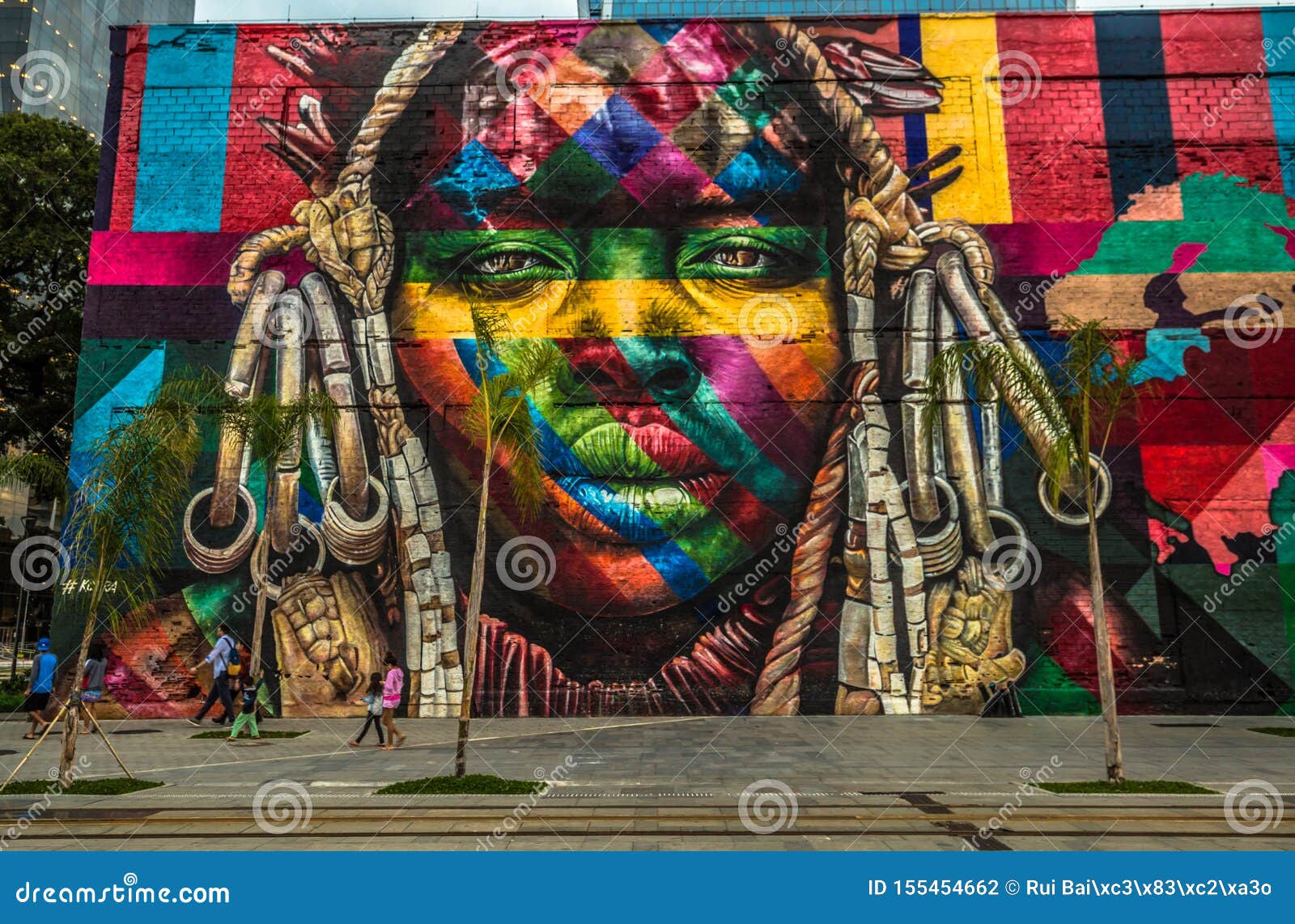 Rio De Janeiro June 21 2017 Street Art In The Favela Of Santa Marta