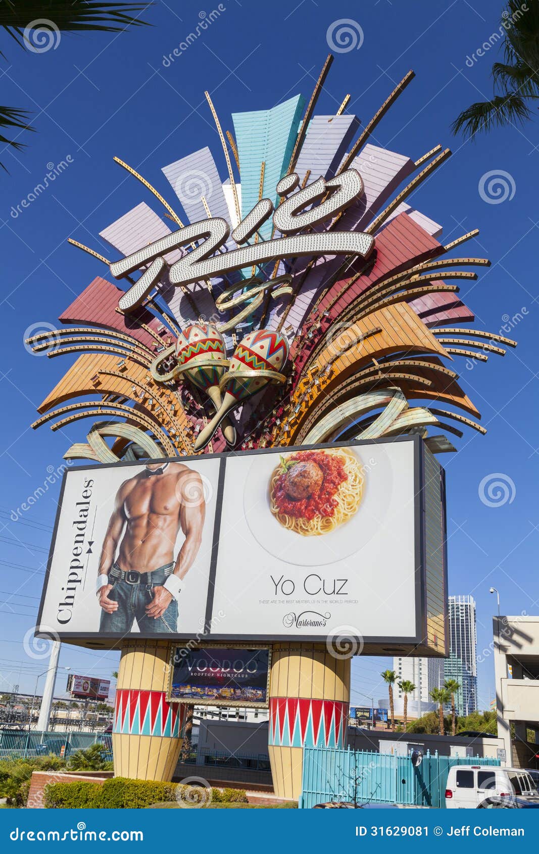 The Rio Hotel Sign In Las Vegas, NV On June 14, 2013 Editorial Photo - Image: 31629081