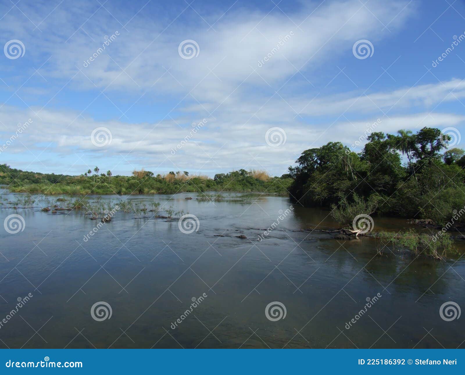 the rio iguazu river, brazil