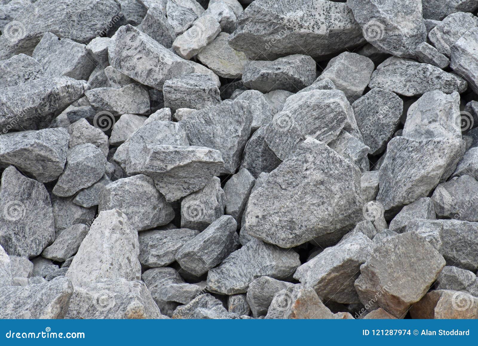 Rip Rap for Erosion Control Stock Photo - Image of heavy, commercial