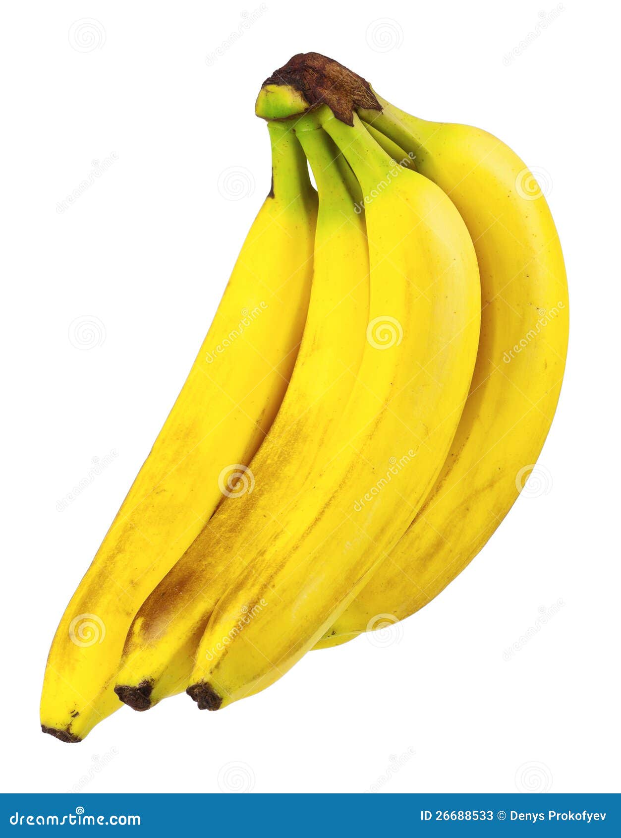 Ripe bananas stock image. Image of peel, cutout, healthy 26688533