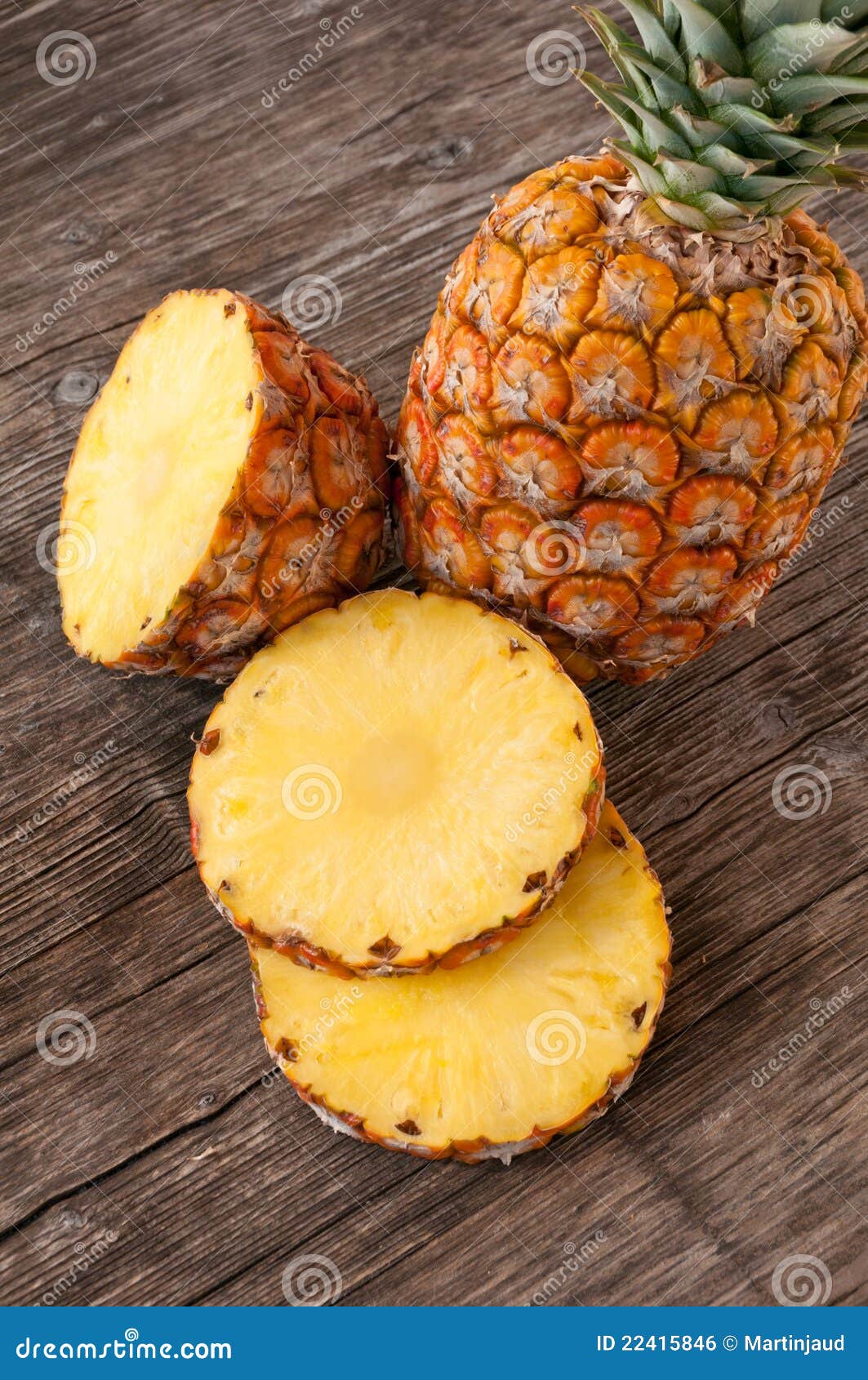 Ripe cut pineapple stock photo. Image of fresh, healthy 22415846