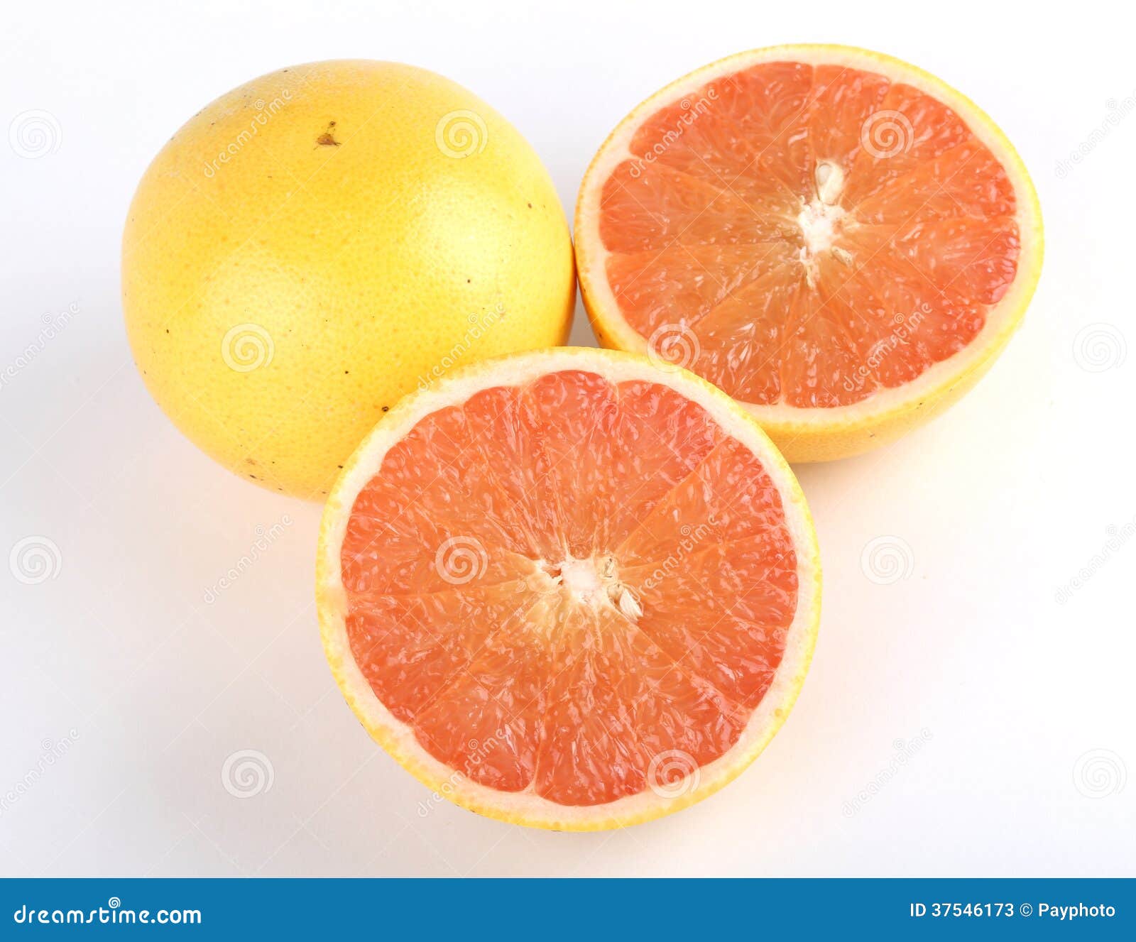 Ripe grapefruit and half stock image. Image of ingredient 37546173