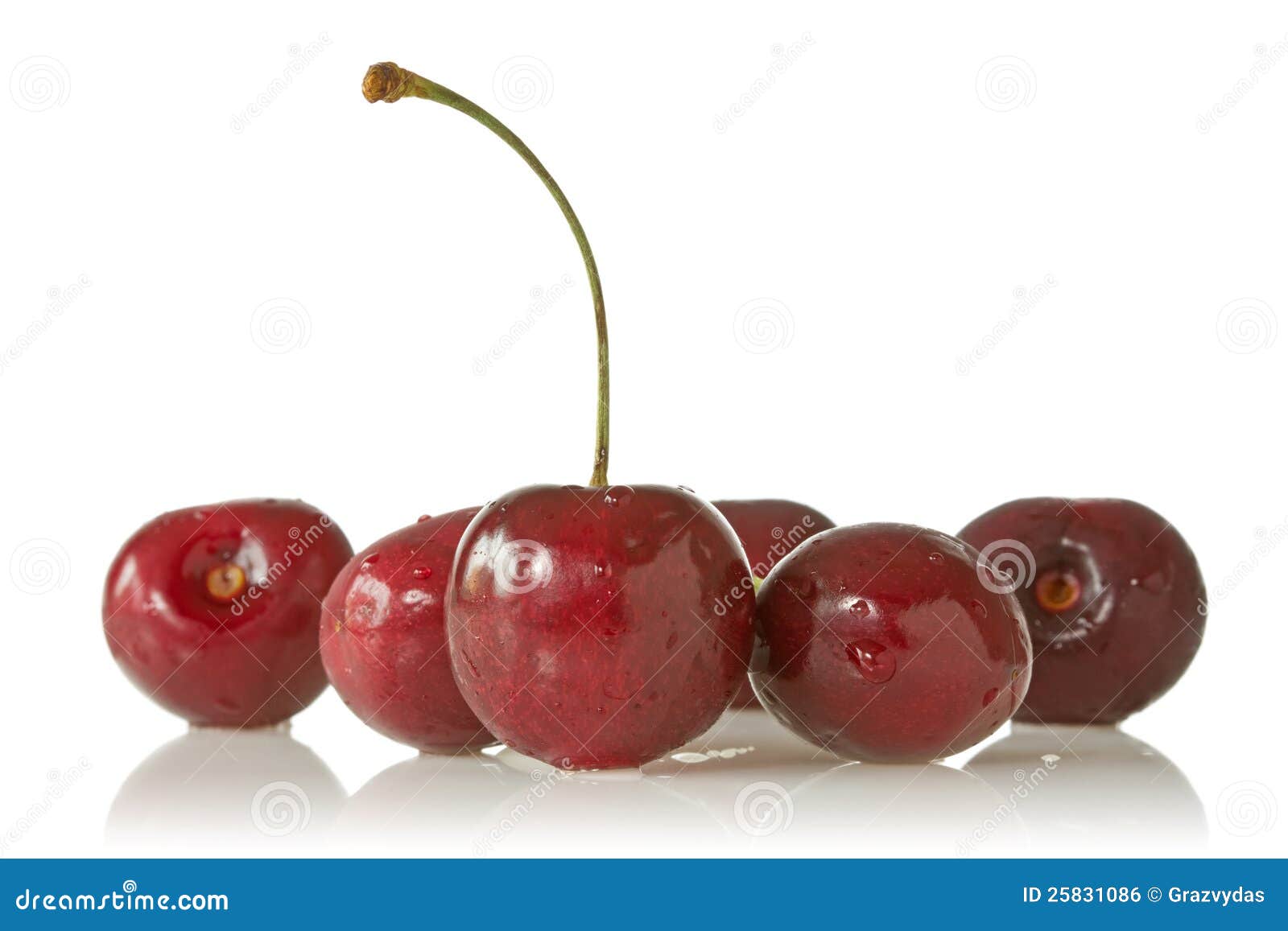 Ripe juicy cherries stock photo. Image of cherry, nature - 25831086