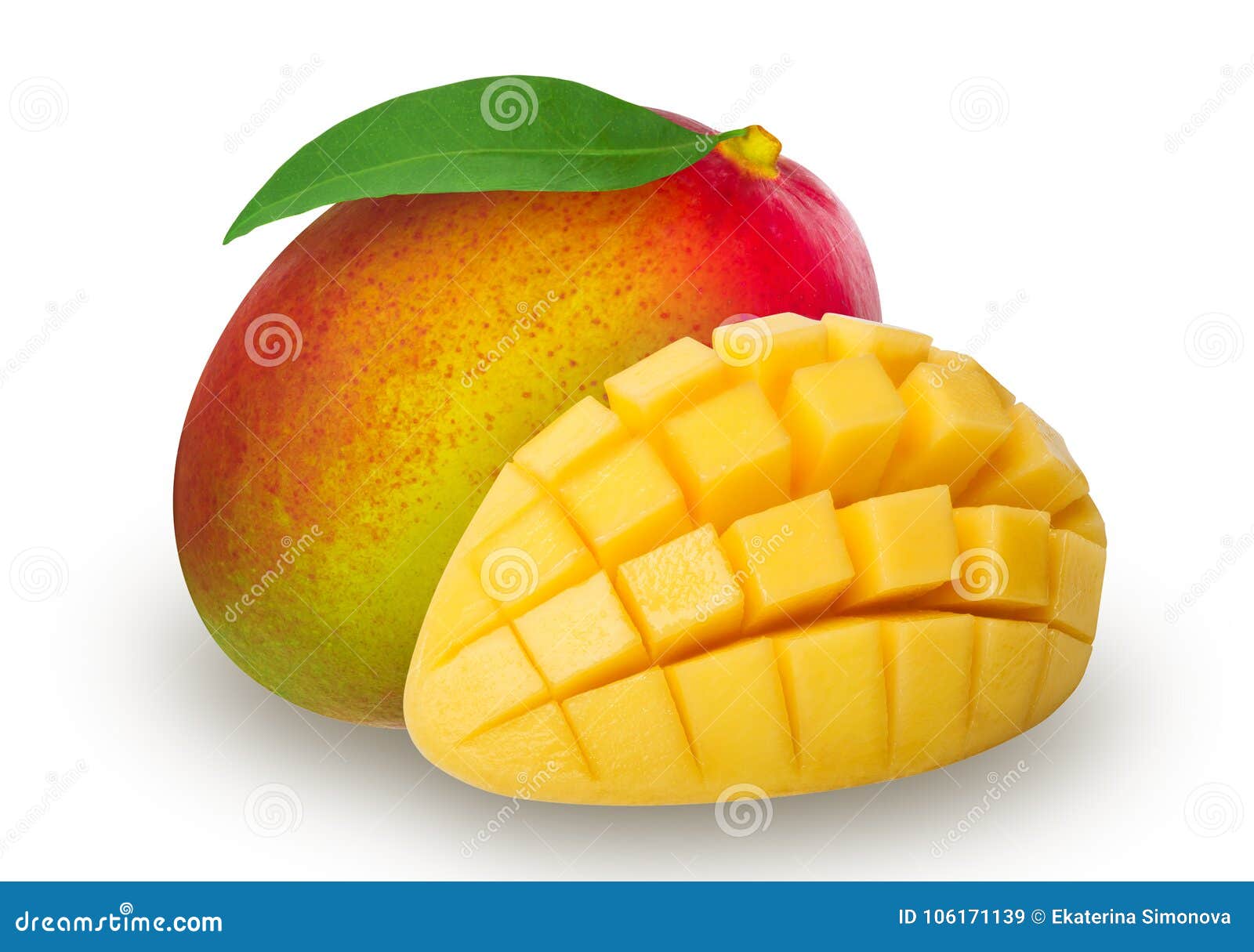 mango isolated stock image. Image of ripe, path - 106171139