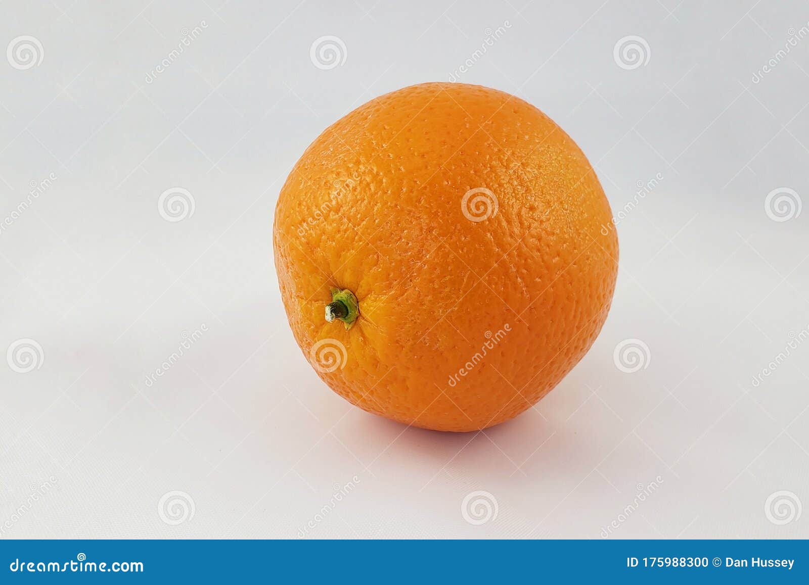 Ripe Navel Orange in Front of a White Background Stock Photo Image of