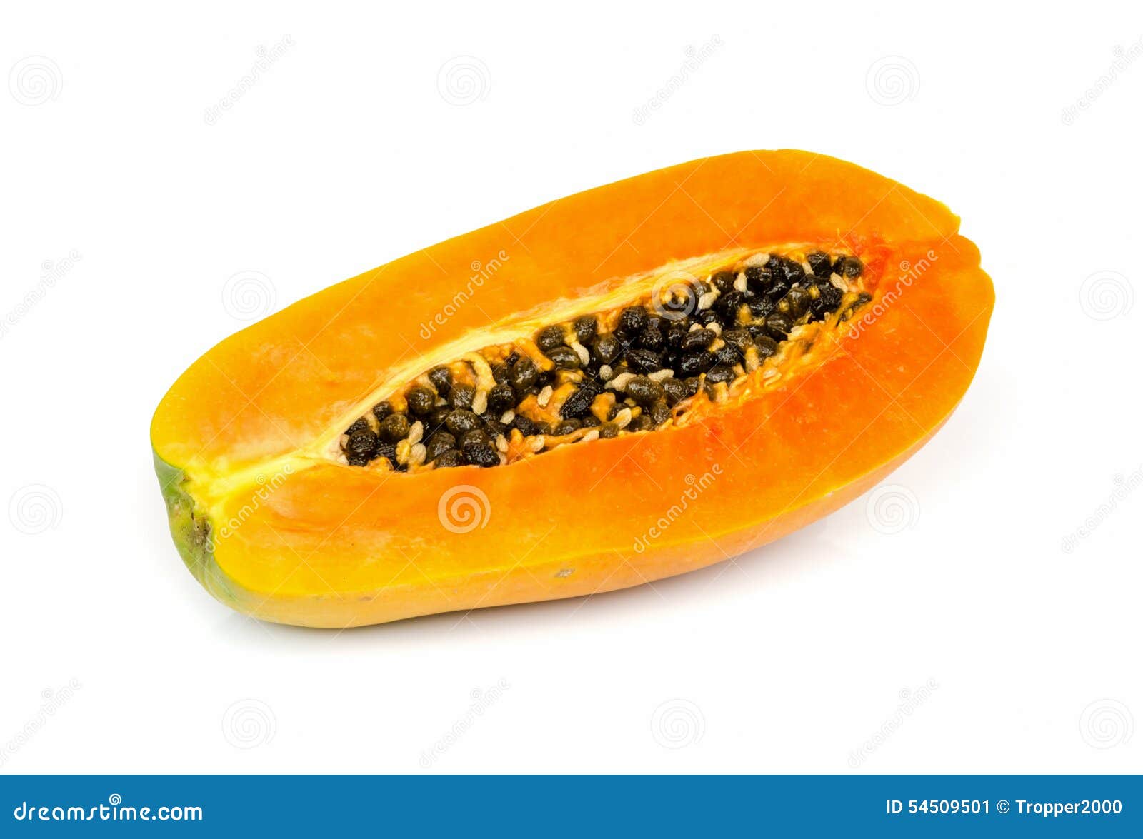 Ripe papaya. stock image. Image of harvest, exotic, fruit 54509501