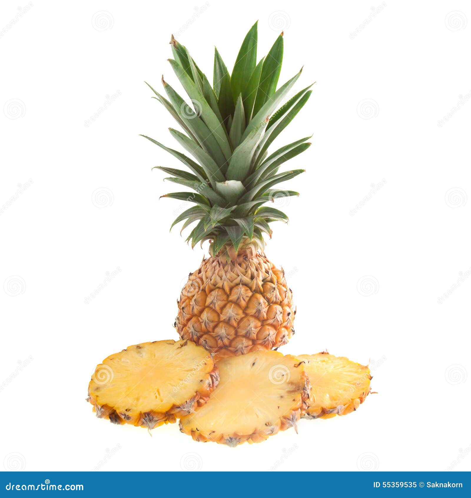 Ripe pineapple isolated stock image. Image of sweet, juicy 55359535