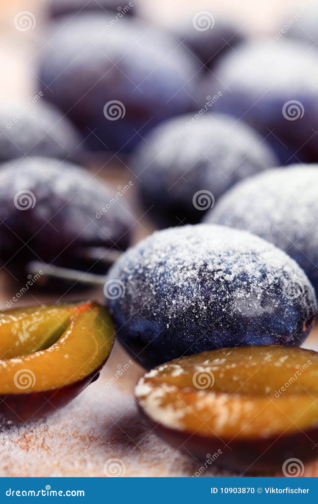 Ripe plums stock photo. Image of prunes, macro, italian - 10903870