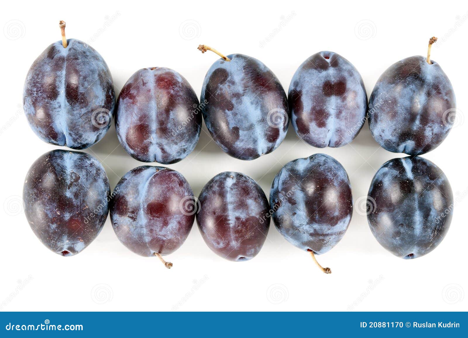 Ripe Plums Arranged in Rows Stock Photo Image of snack, healthy 20881170