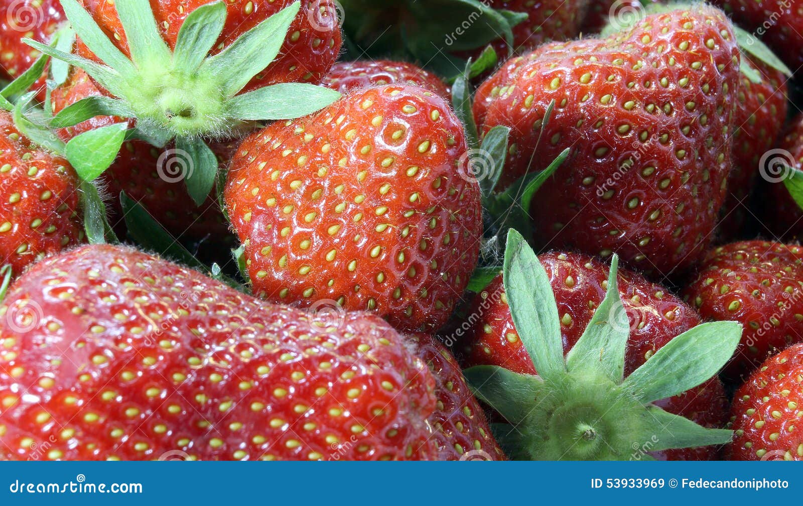Ripe Red Strawberry Background Stock Image Image of berries