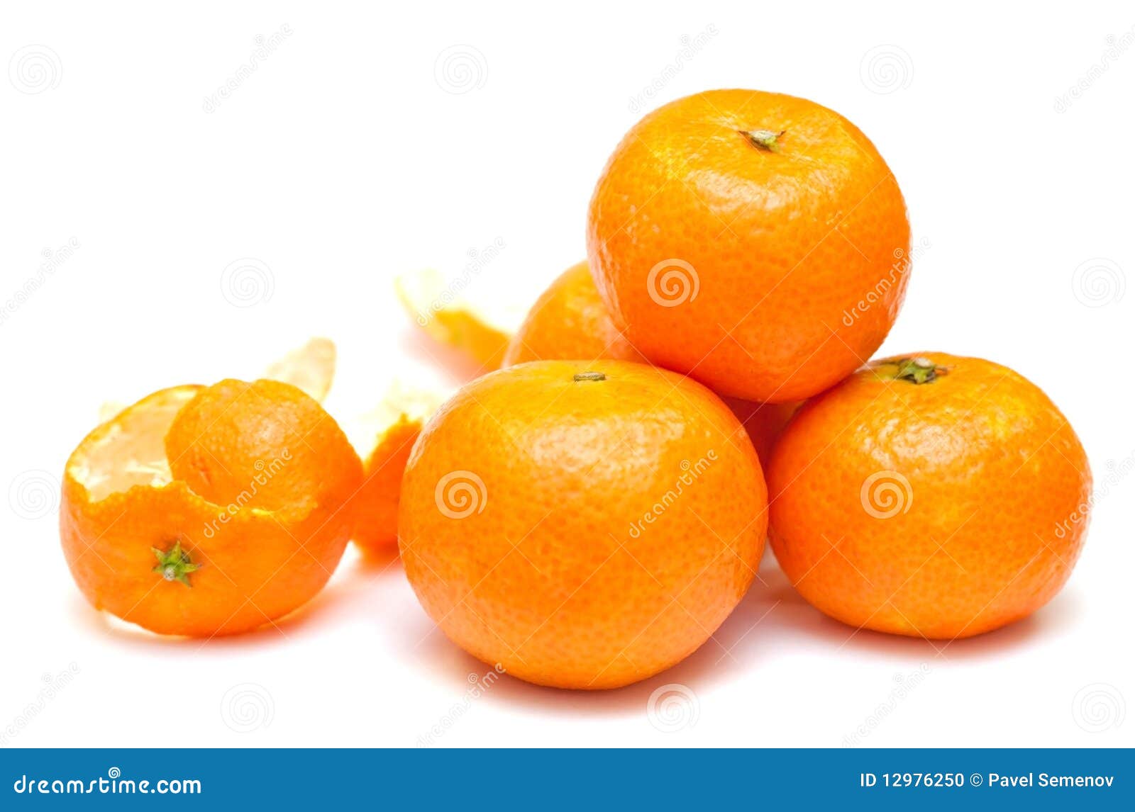 Ripe refined tangerine stock photo. Image of background 12976250