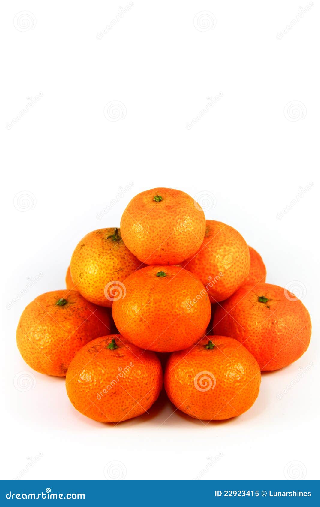 Ripe Tangerines On White Background Stock Image Image Of Ingredient