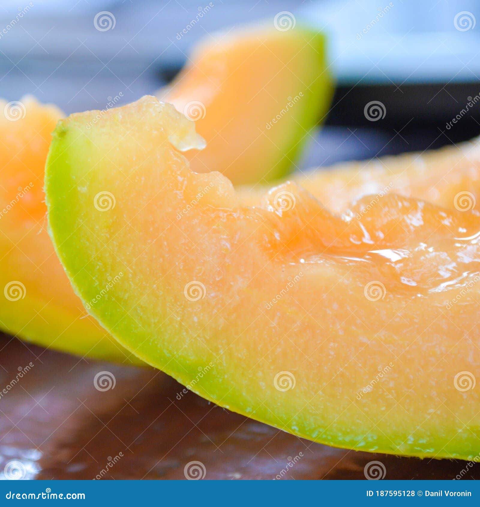 Ripe Tasty Melons for Fun. Healthy Eating Stock Photo Image of white