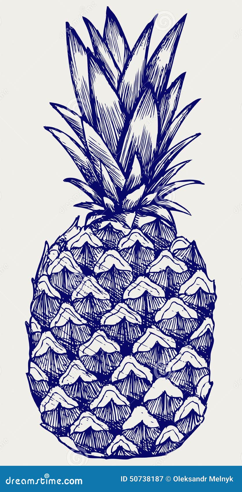 ripe tasty pineapple