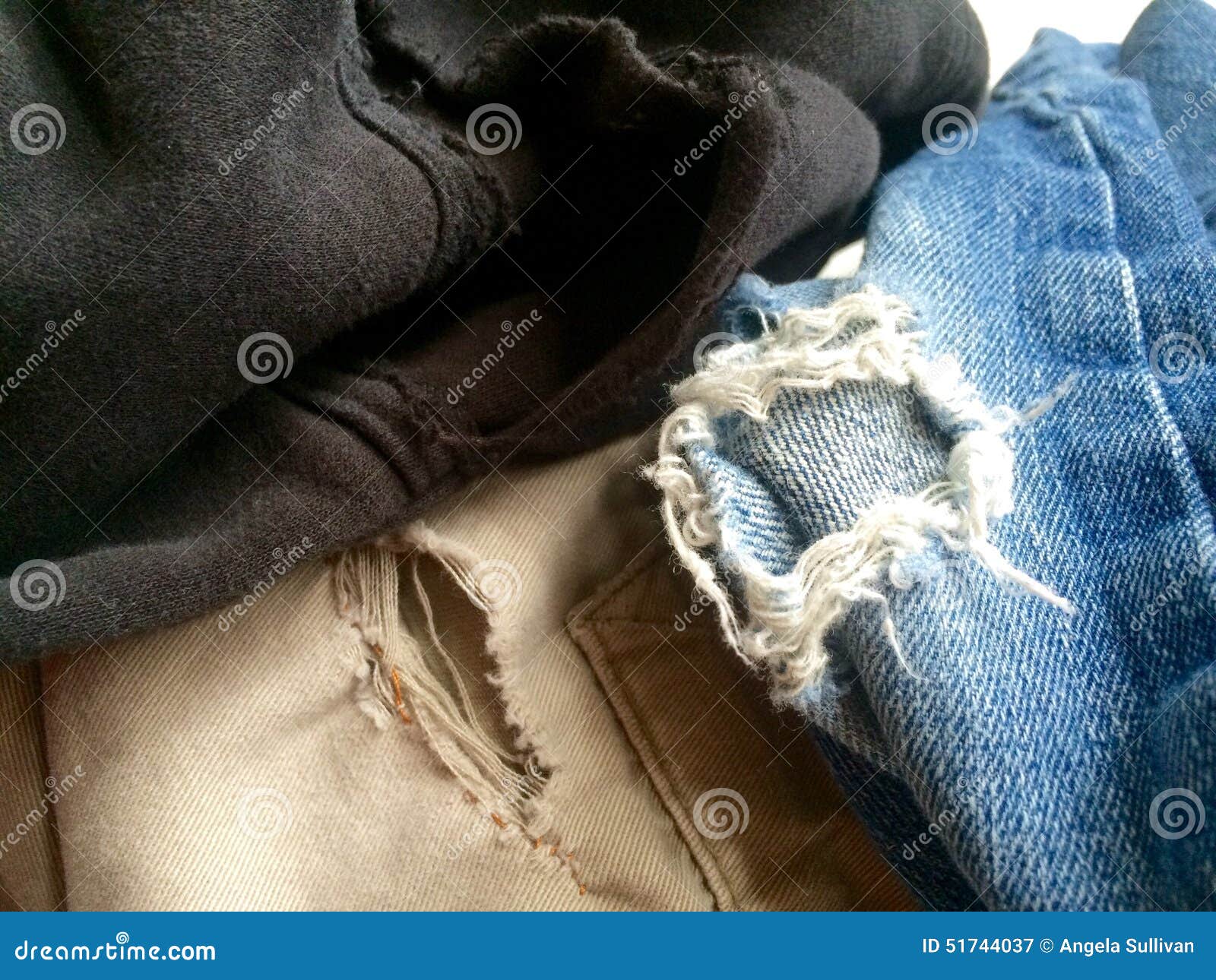 Ripped faded old clothing stock image. Image of clothes - 51744037