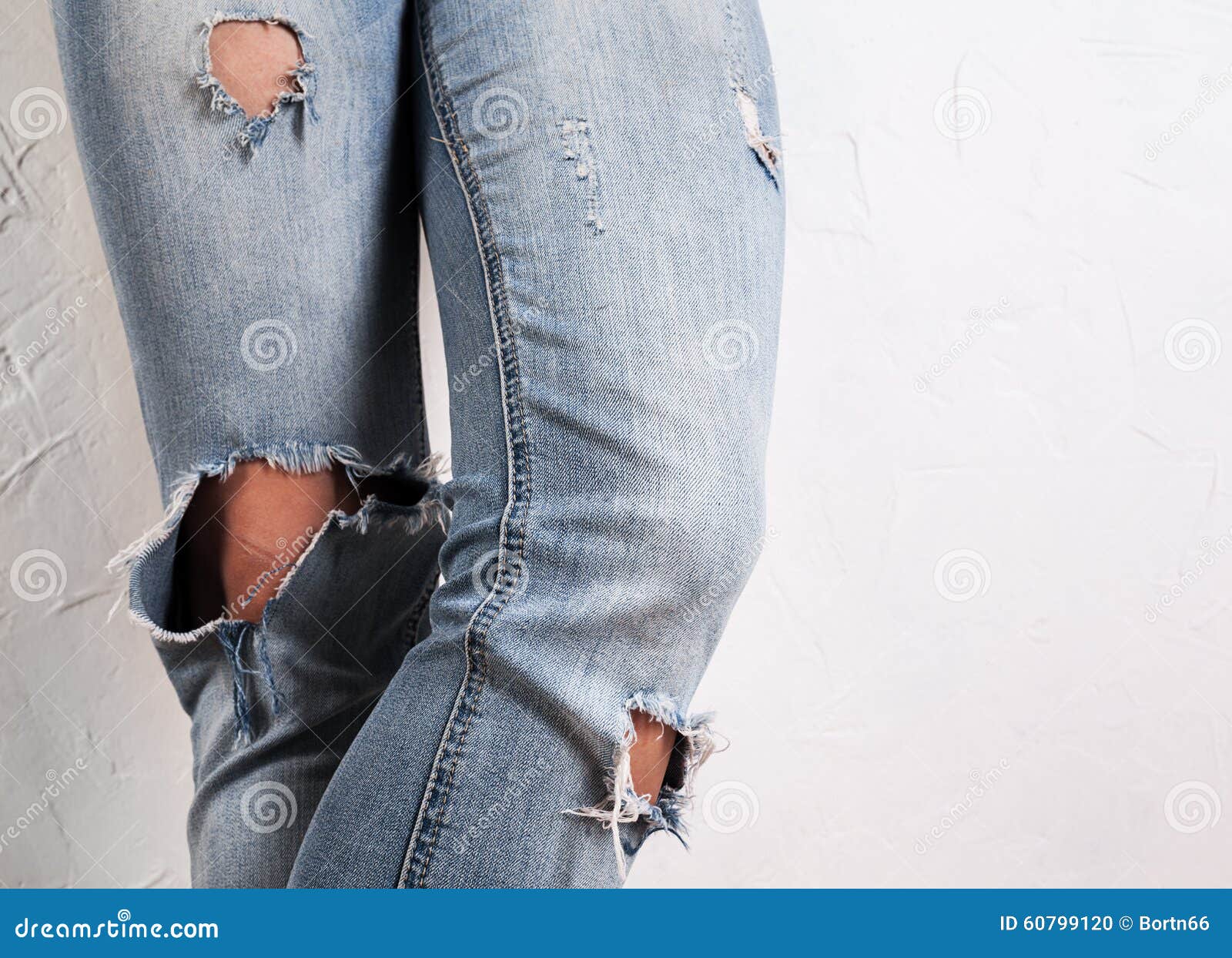 Ripped jeans stock photo. Image of jeans, stylish, feet - 60799120