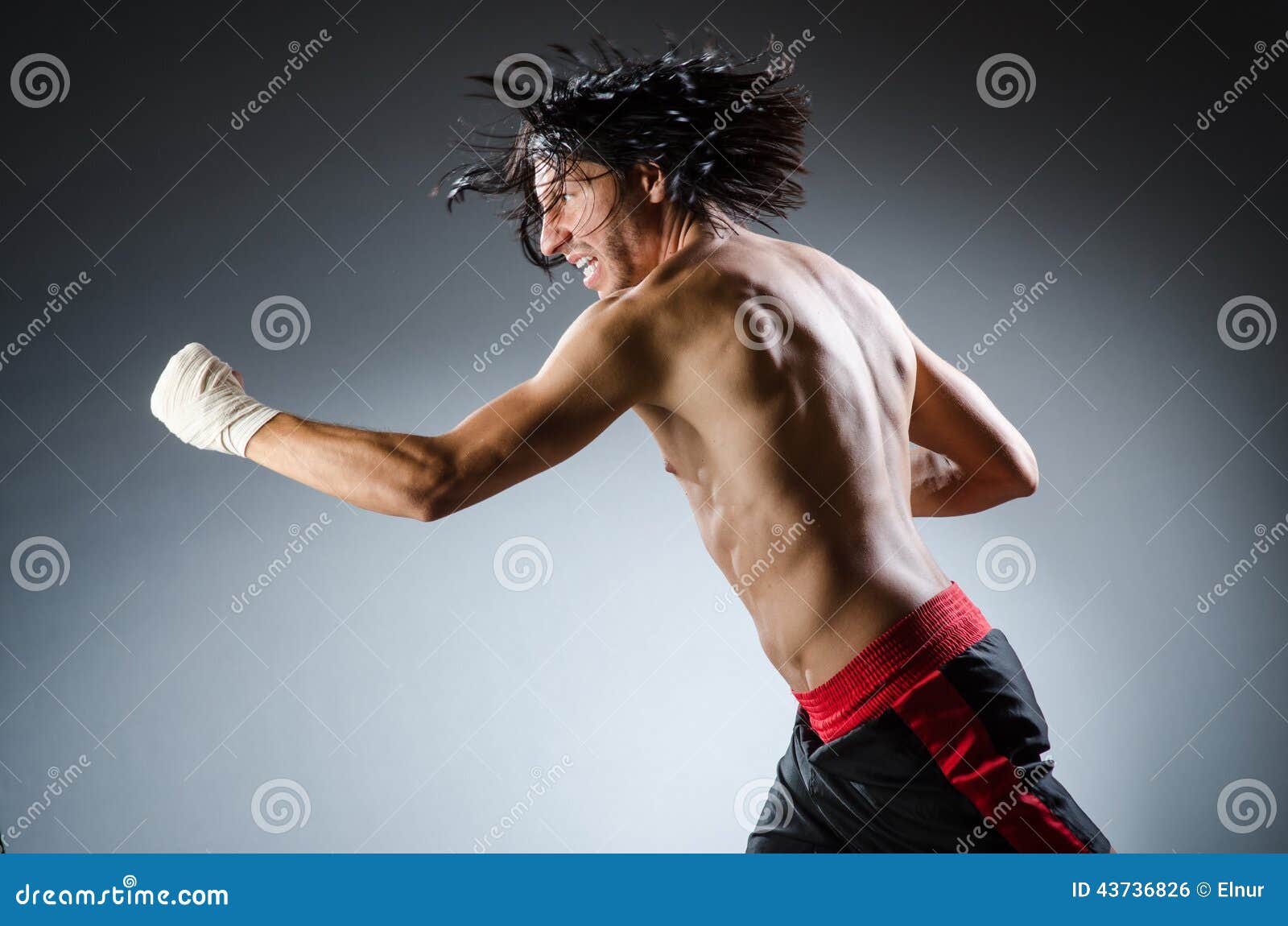 Ripped martial arts expert stock photo. Image of expert 43736826