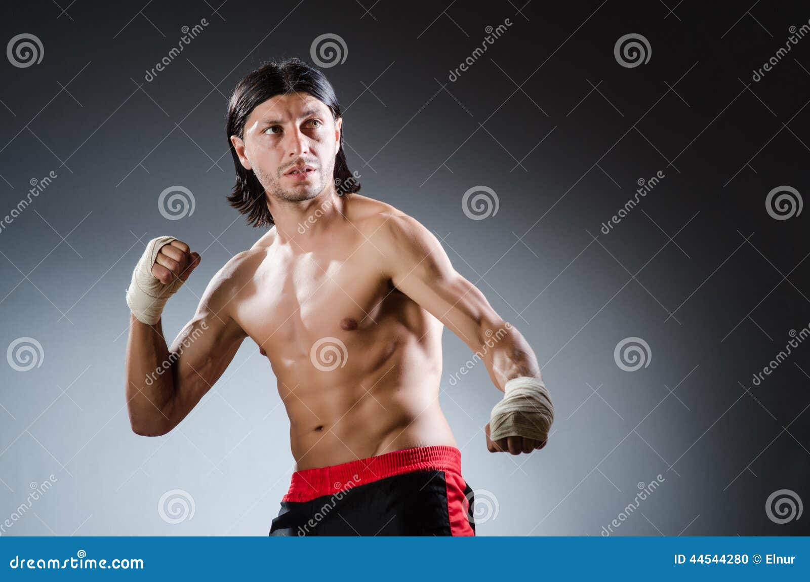 Ripped martial arts expert stock photo. Image of hitting 44544280