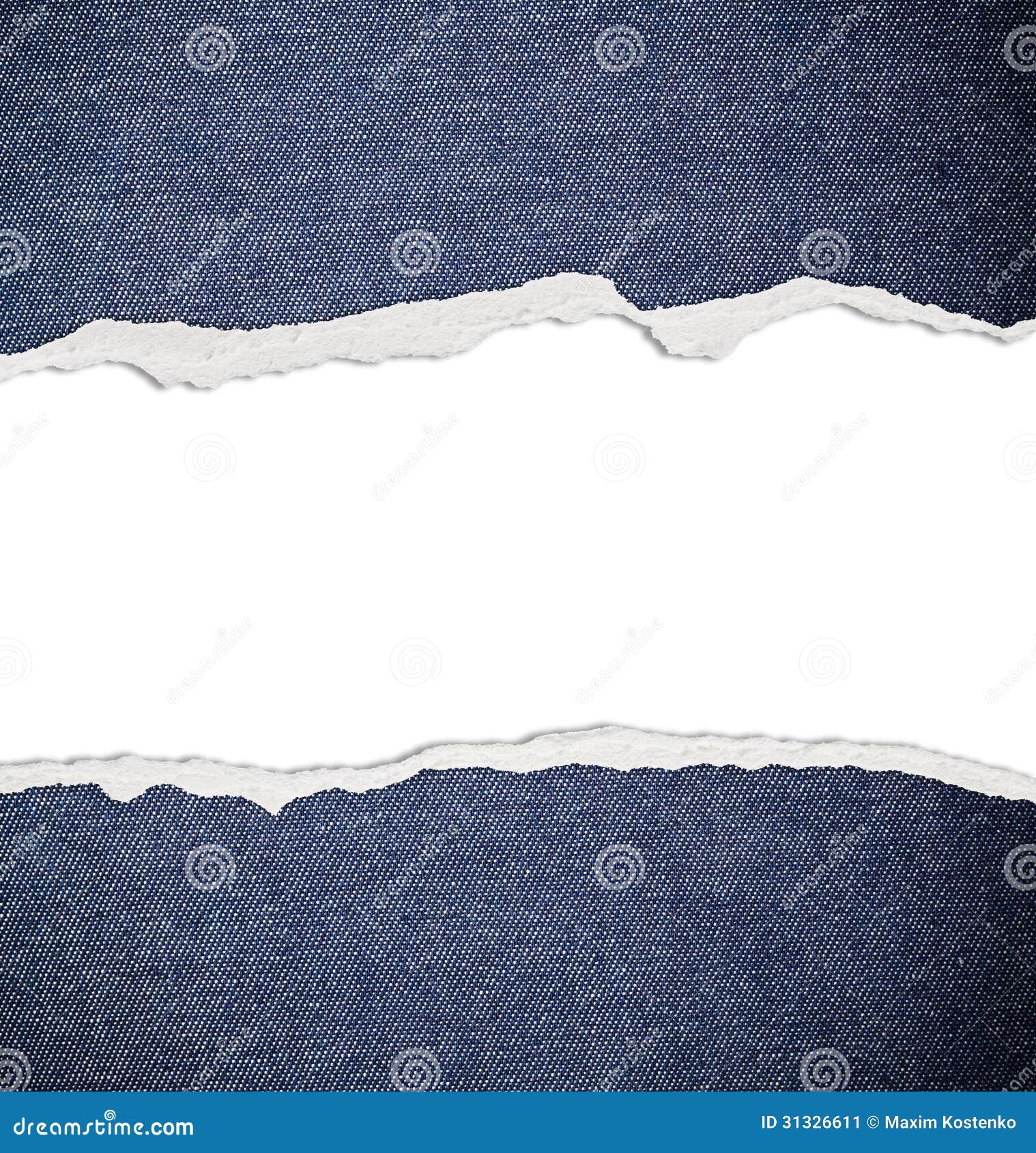 Ripped Paper, Jeans Texture Stock Image Image of break, scrapbooking