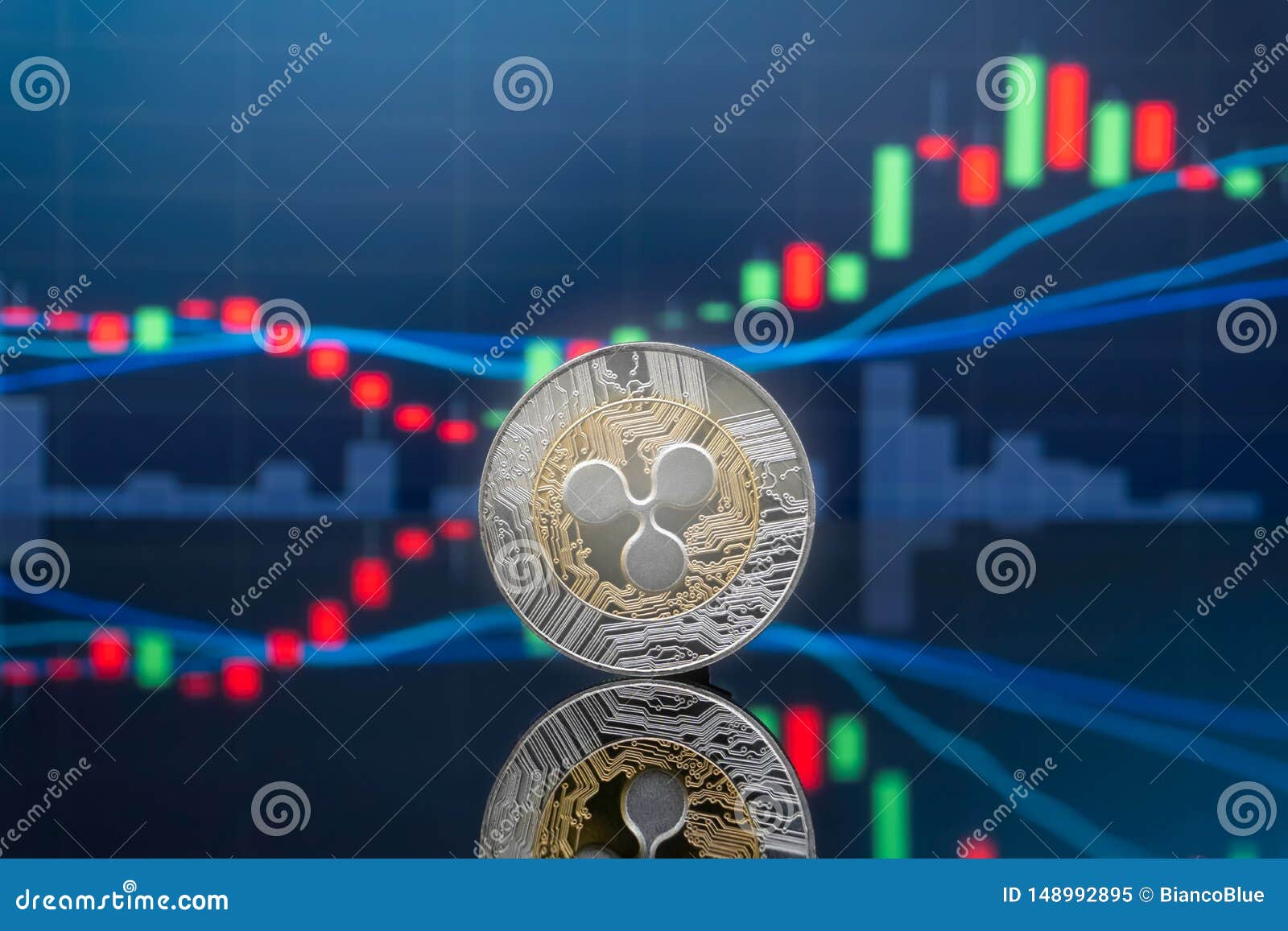 Ripple And Cryptocurrency Investing Concept Stock Image ...