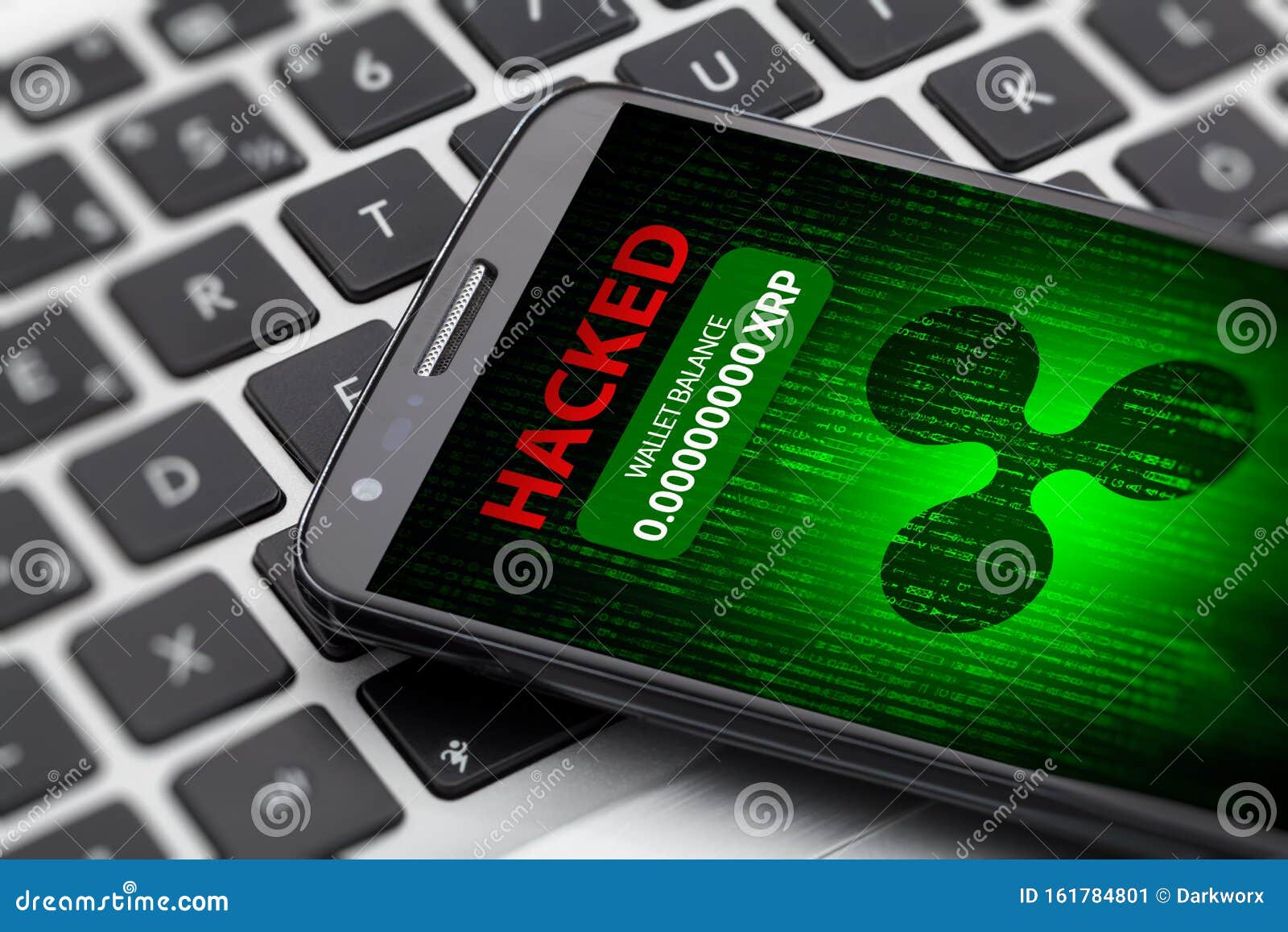 Ripple Wallet Hacked Message on Smart Phone Screen. Cryptocurrency Theft  Concept Editorial Photo - Image of market, crime: 161784801