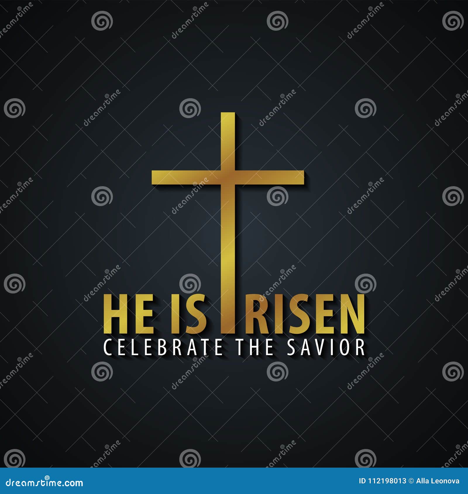 He is Risen. Church Easter Logo, Emblem, Labels or Stickers with Cross ...