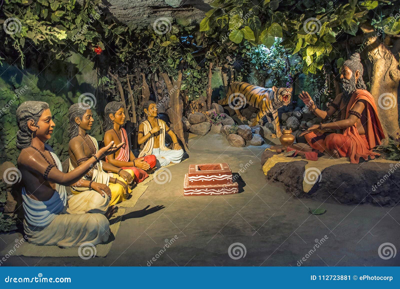 Old Statue Of A Rishi Muni Royalty-Free Stock Image | CartoonDealer.com ...