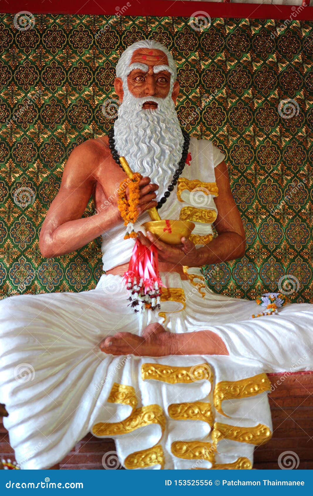 The Rishi Statue Is The Author Of The Vedas Or Who Saw The Rishi As A ...