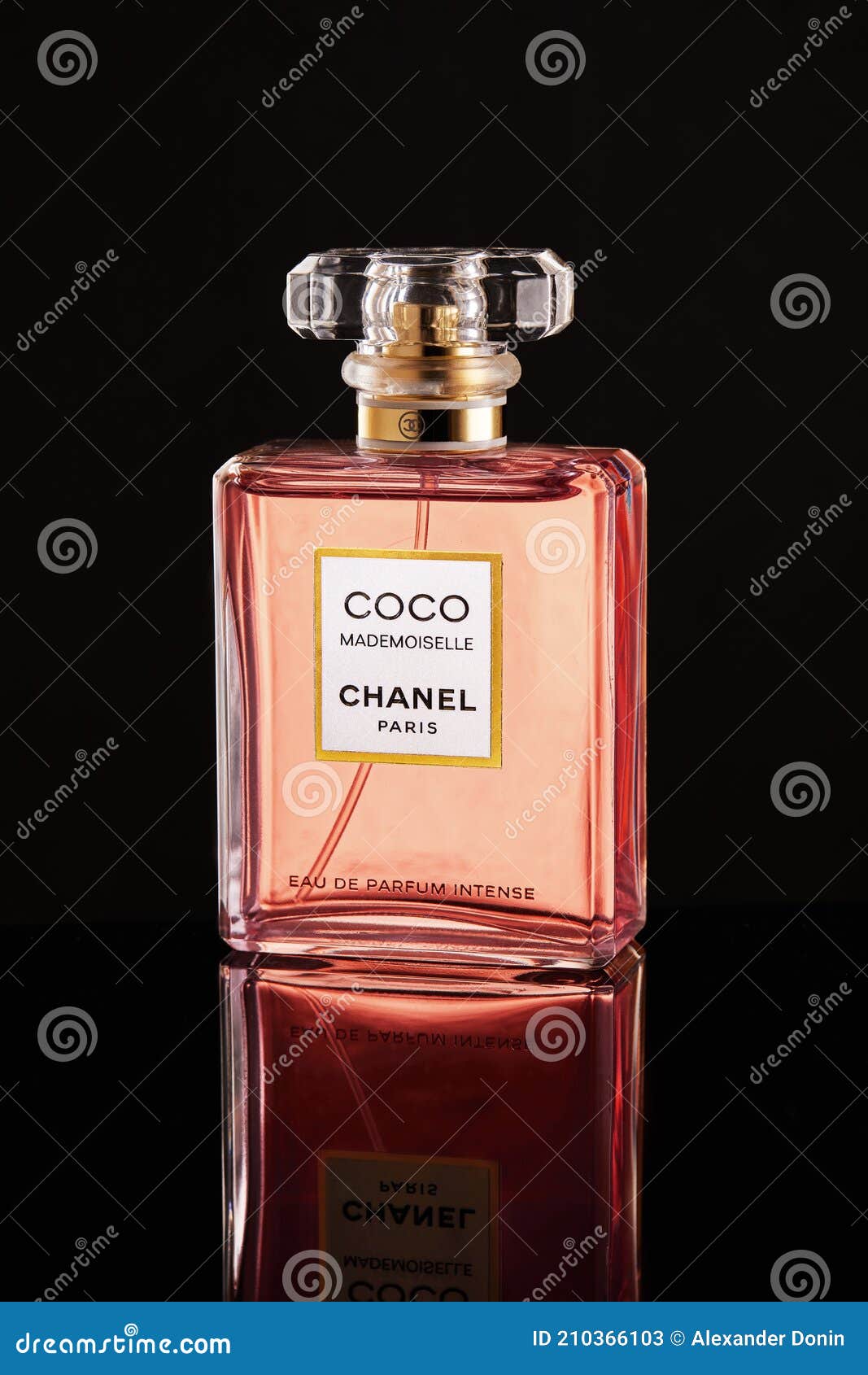 French Perfume Chanel Coco Mademoiselle Editorial Stock Photo - Image of  light, background: 210366103