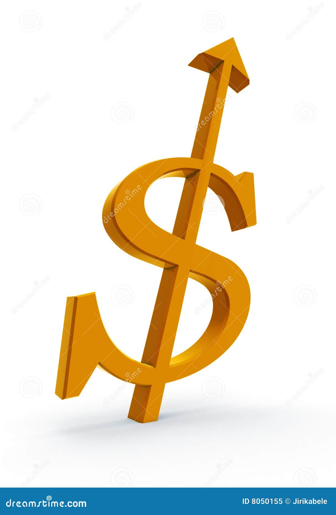 Rising Dollar Picture. Image 8050155