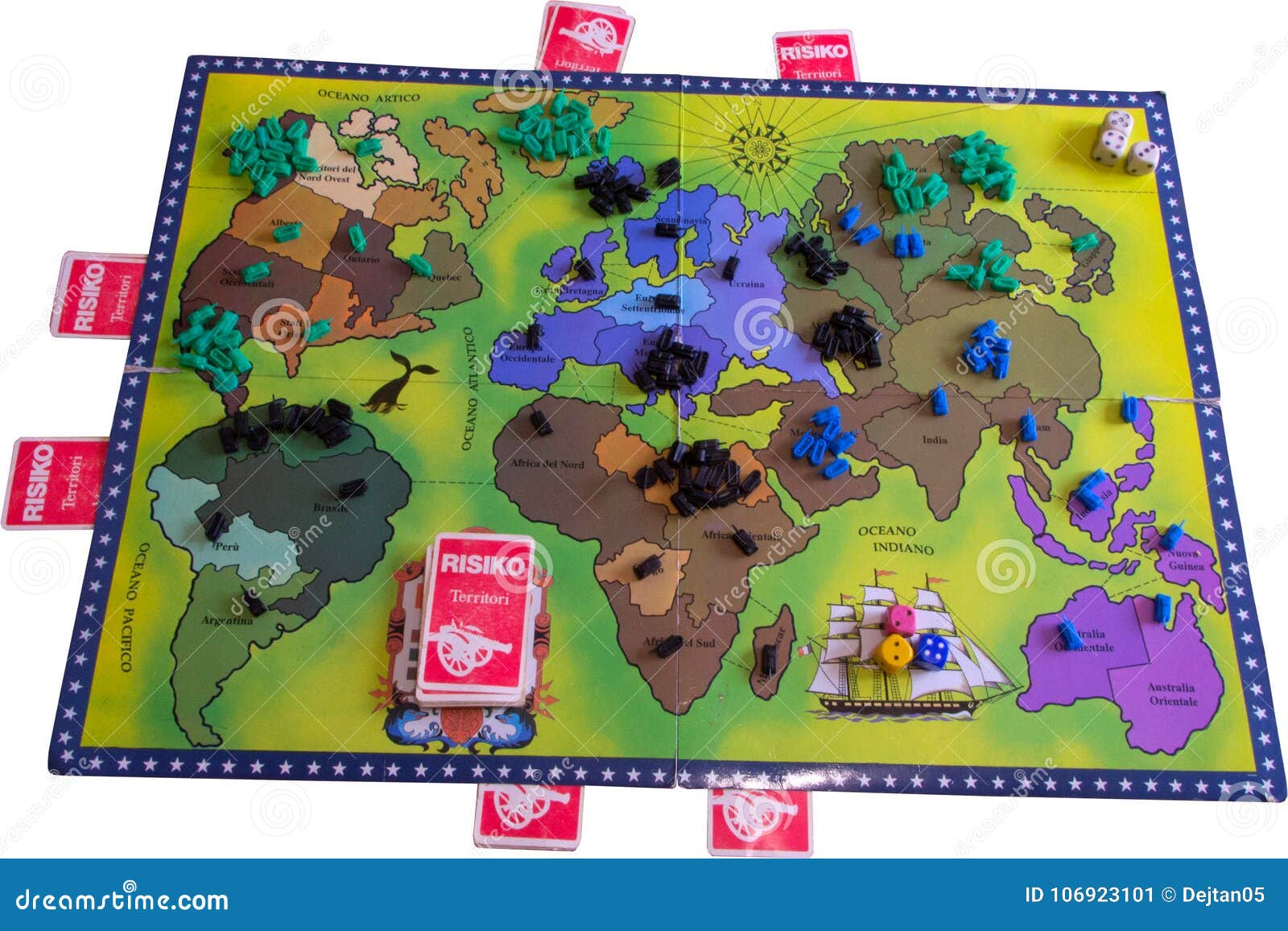 Risk - A Family A Strategy Board Game Of Diplomacy, Conflict And