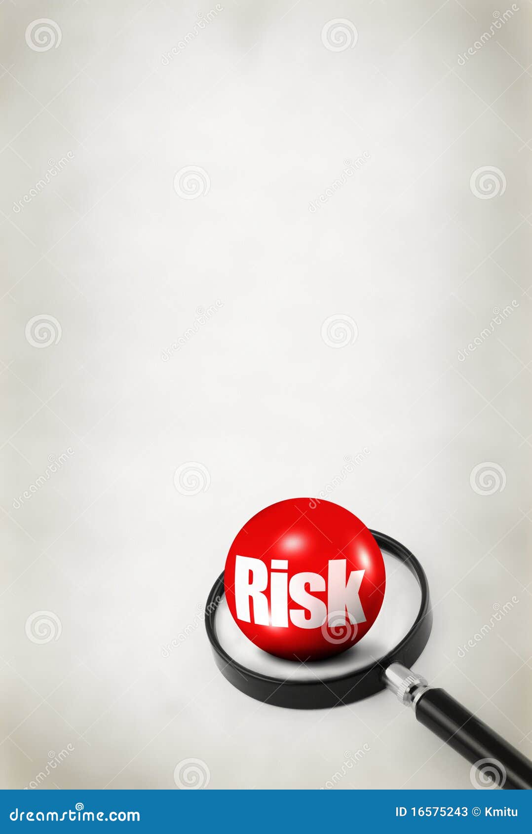 risk concept on abstract background