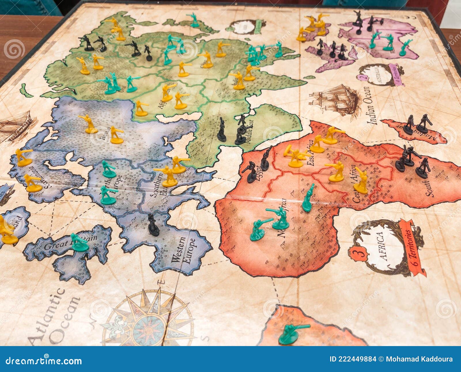 Risk Board Game Map