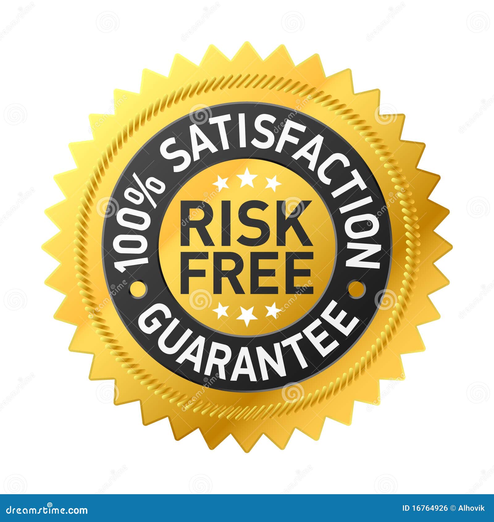 risk-free guarantee label