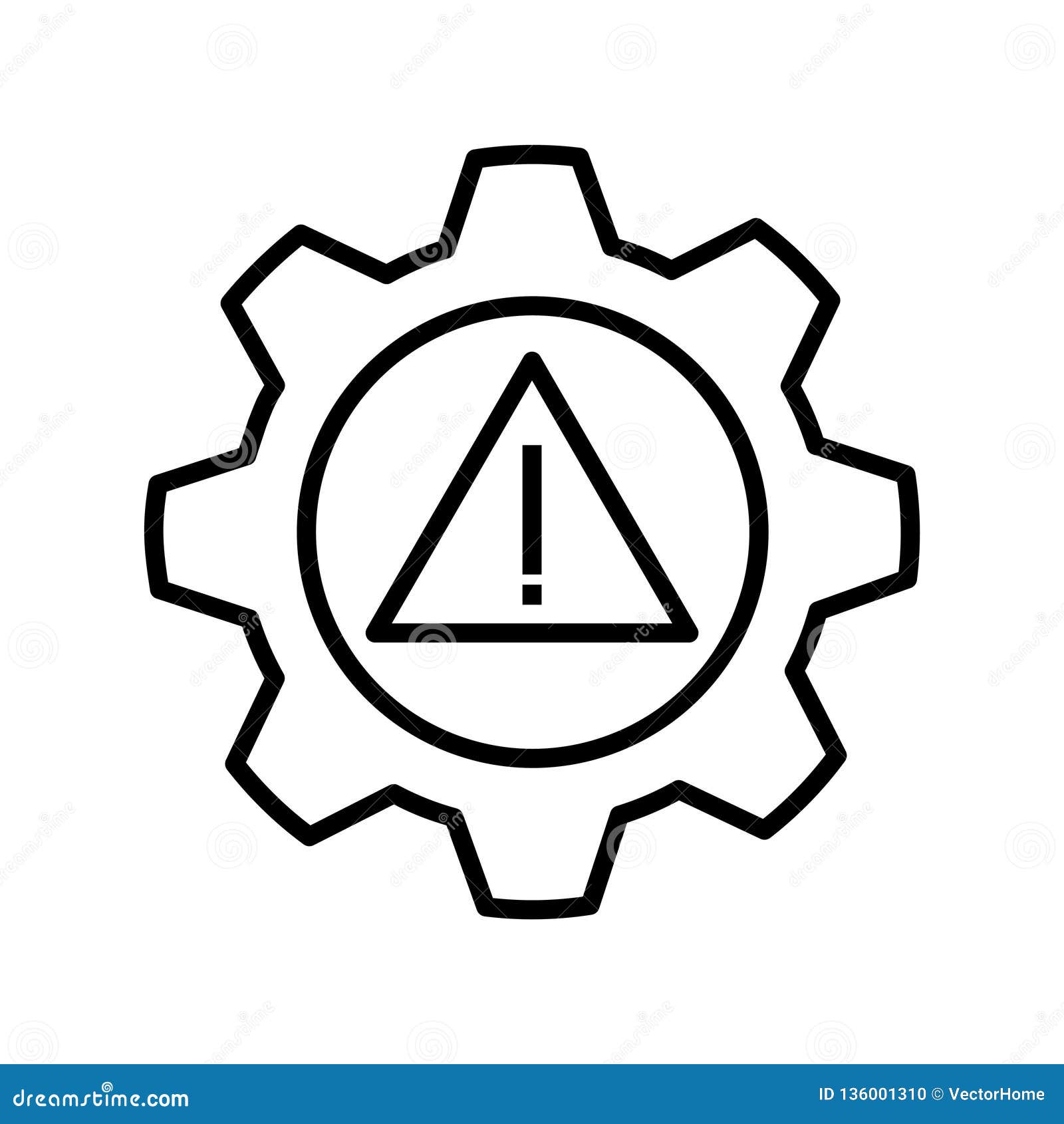 Risk Icon, Vector Illustration Stock Vector - Illustration of