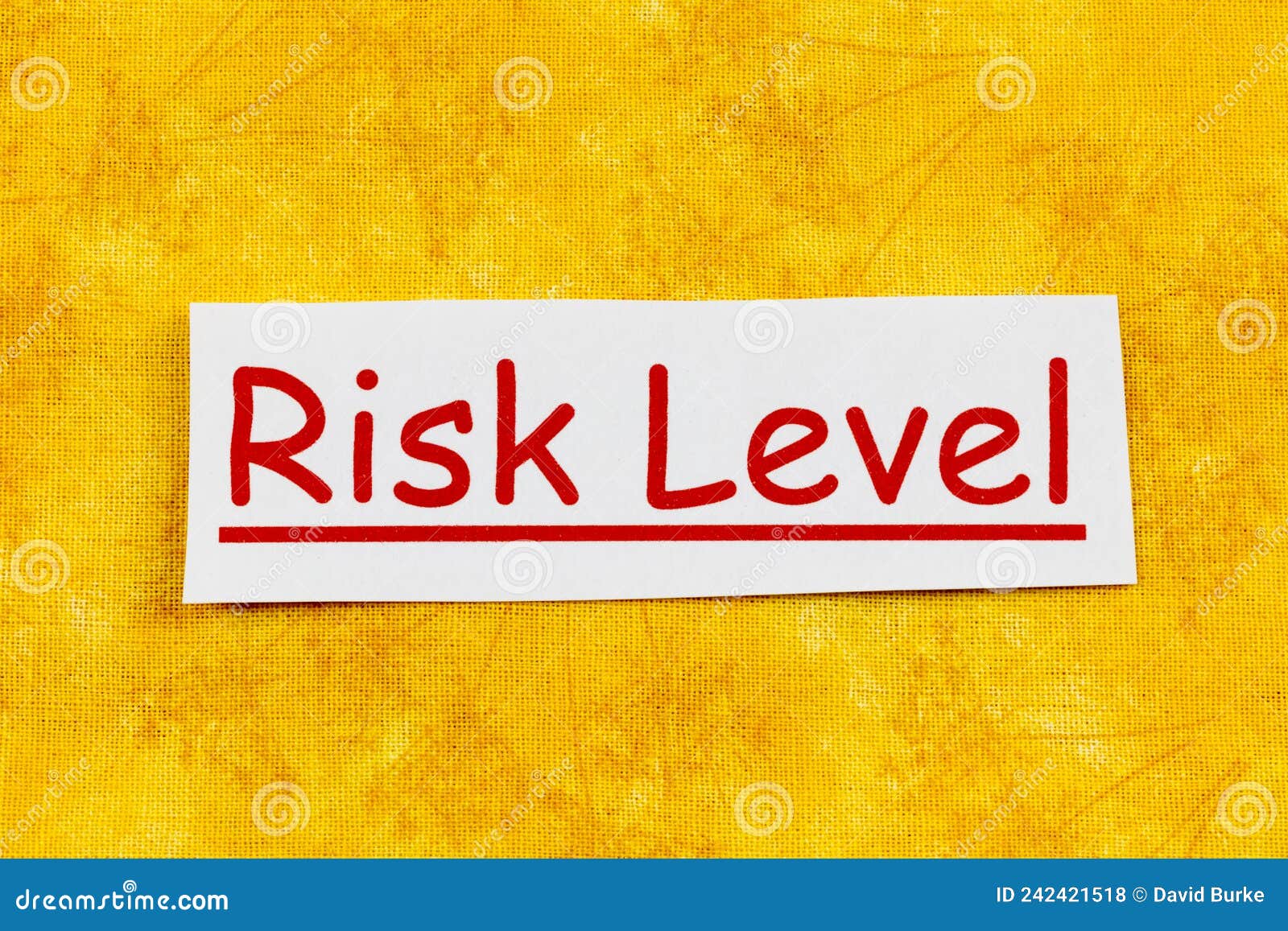 Risk Level Management High Low Assessment Meter Indicator Measure Stock