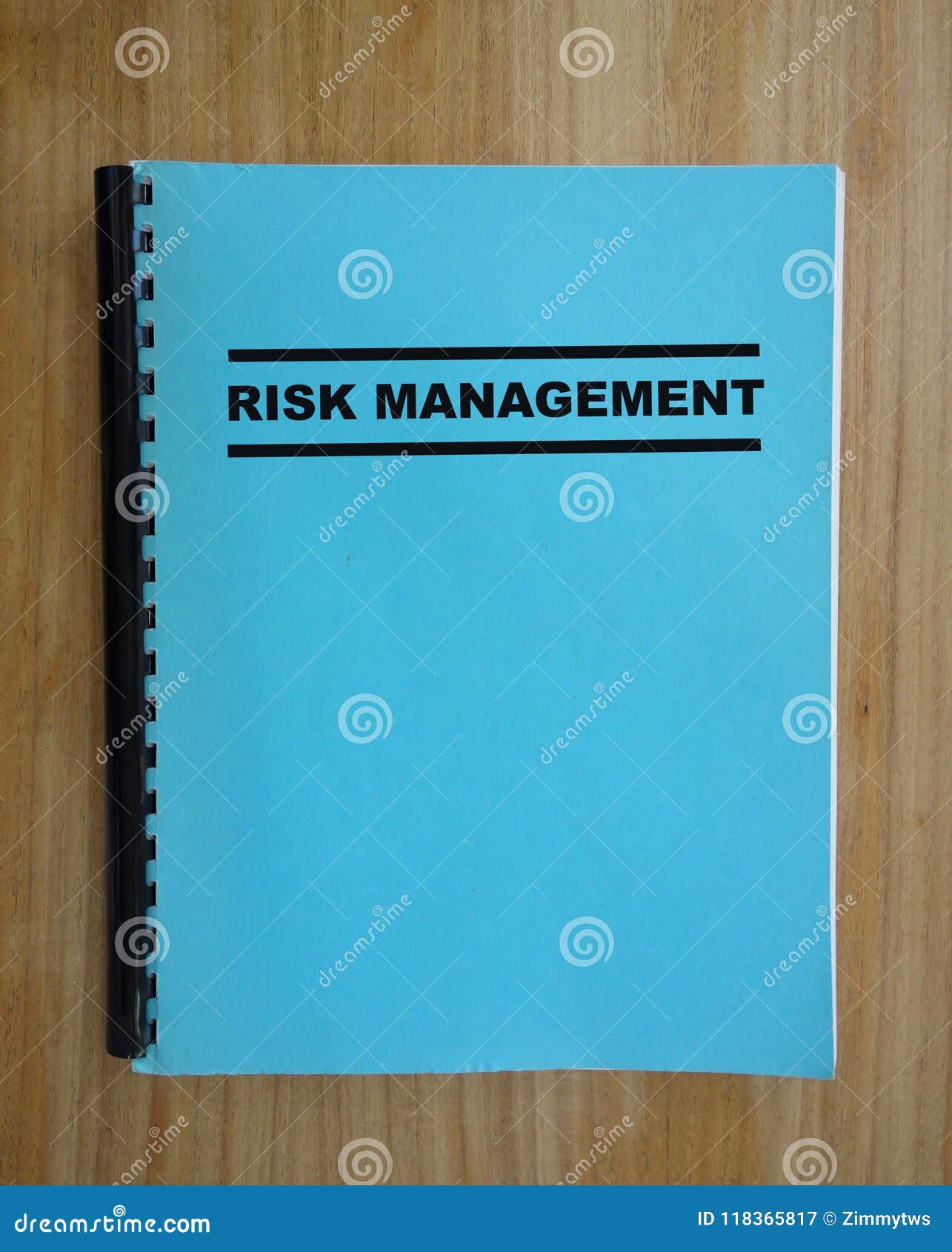 Risk Management folder stock image. Image of binder 118365817