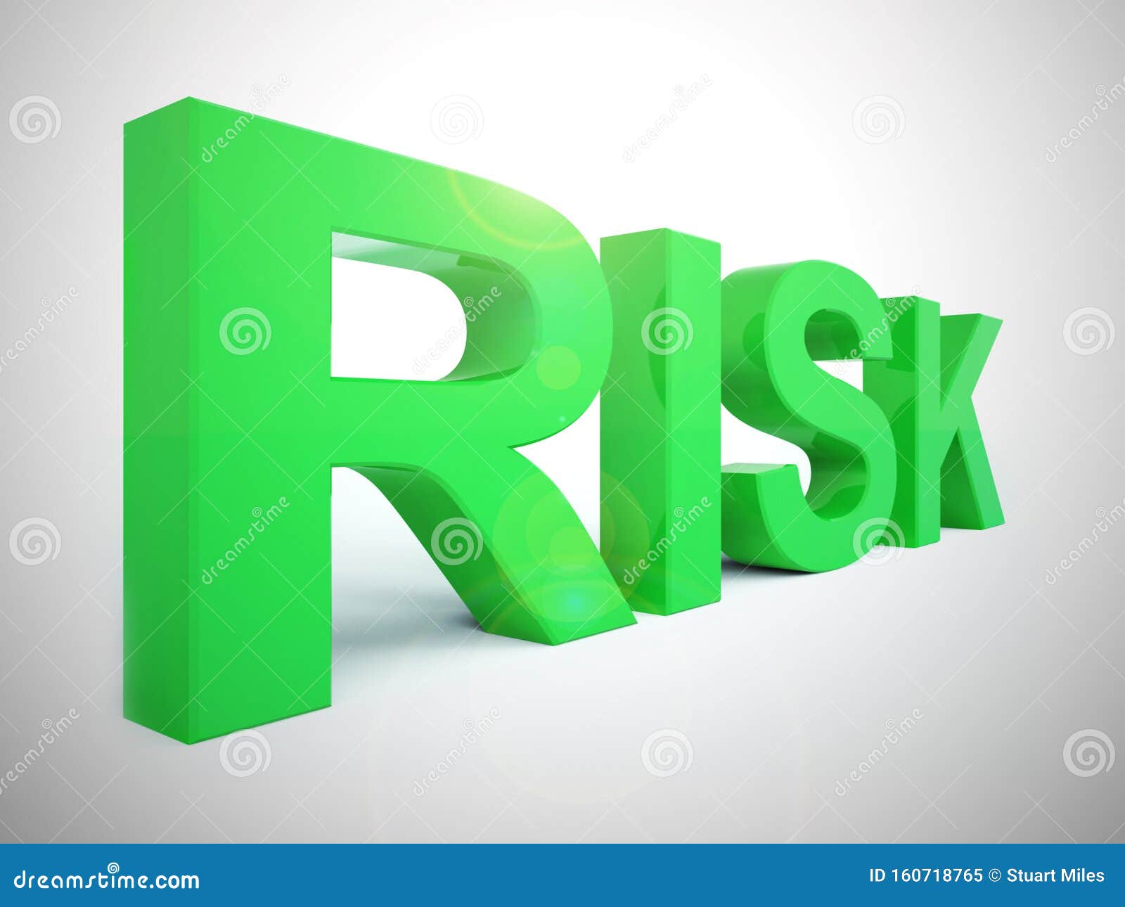 Risk Management Icon Concept Means Mitigating Against Danger and