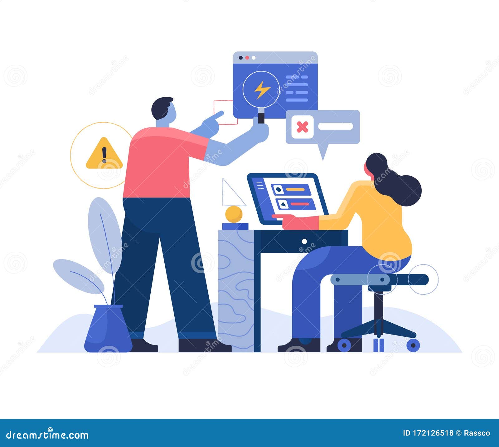 Risk Management Concept stock vector. Illustration of management