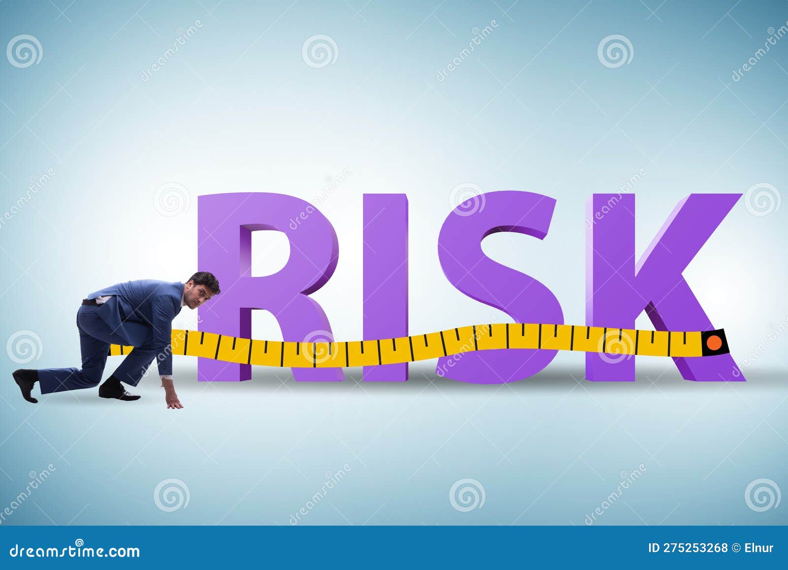 Risk Measurement and Assessment Concept Stock Photo - Image of data ...