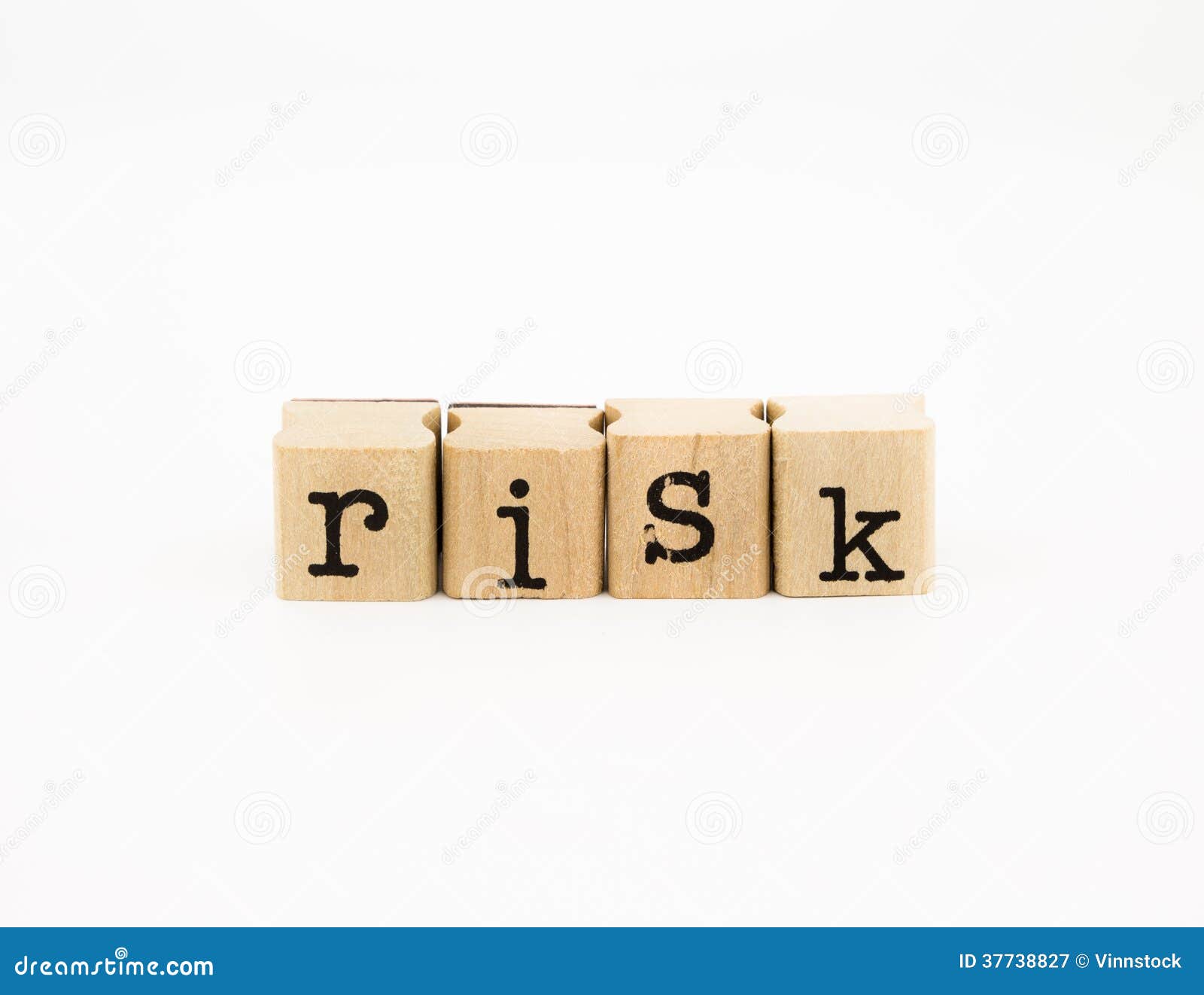 risk wording, investment and insurance concept