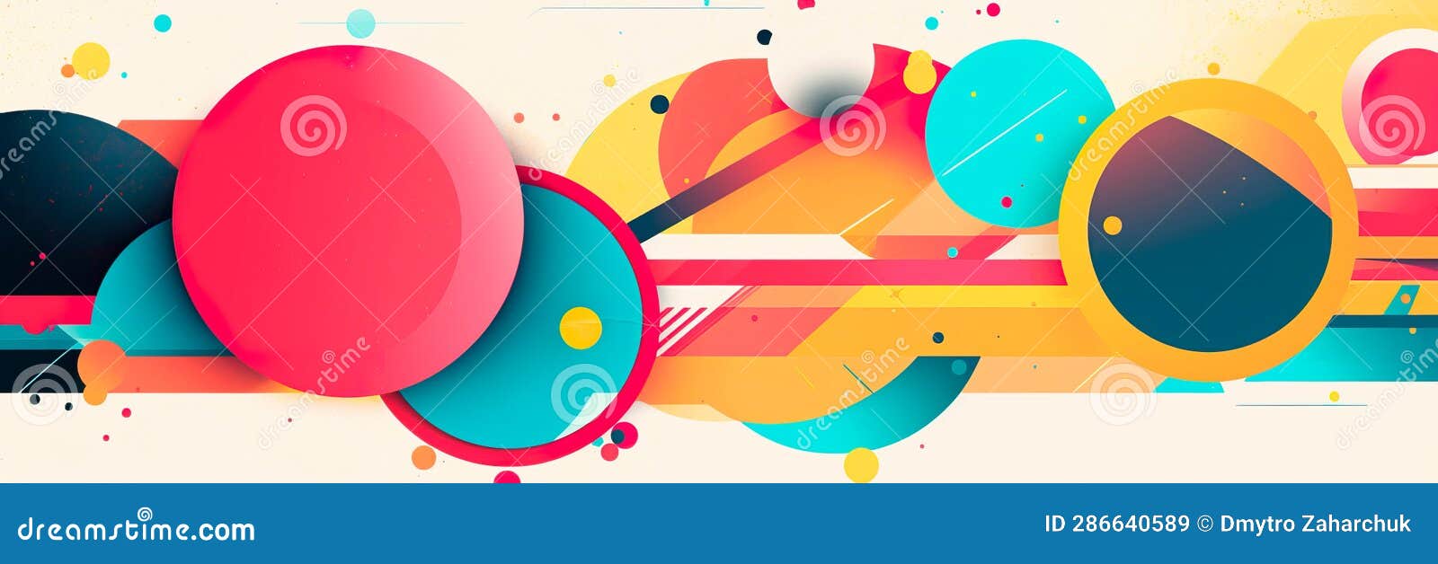 risographic poster featuring bold geometric patterns and a striking color palette, evoking a sense of nostalgia and
