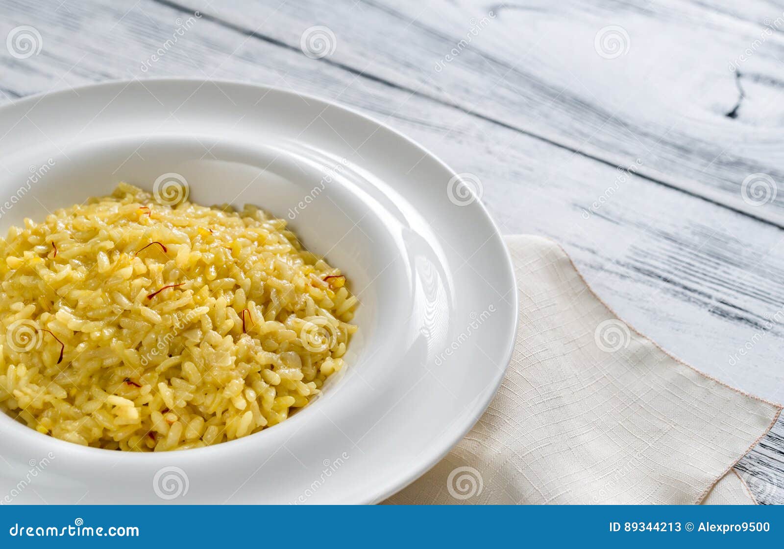 Risotto alla Milanese stock image. Image of portion, gourmet 89344213