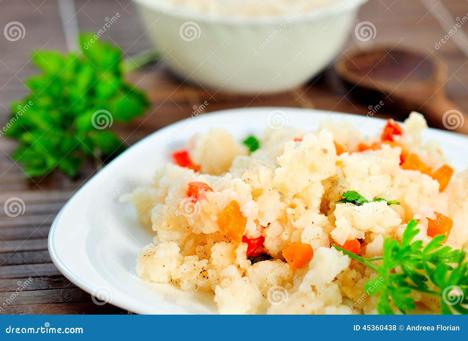 Risotto with vegetable stock photo. Image of fresh, calorie 45360438
