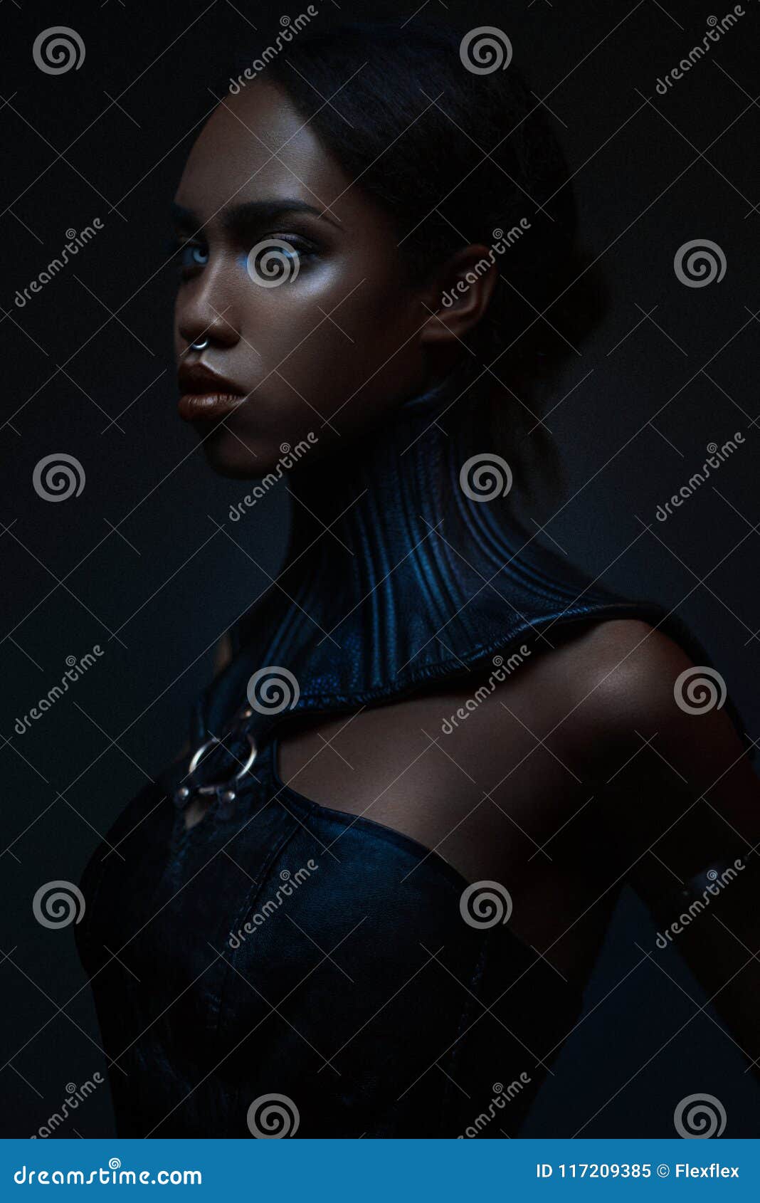 2 Collane Girocollo Gotiche In Pizzo Con Strass - Nero E Rosso, Stile Steampunk Vampiro Per Feste E Halloween - Foto 3